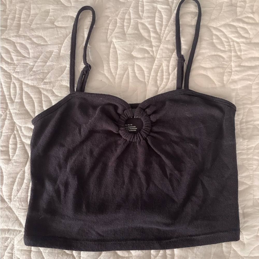 American Eagle Outfitters Black Camisole Top